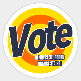 VOTE - Removes stubborn Orange Stains Sticker